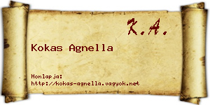 Kokas Agnella névjegykártya